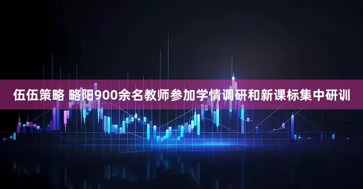 伍伍策略 略阳900余名教师参加学情调研和新课标集中研训